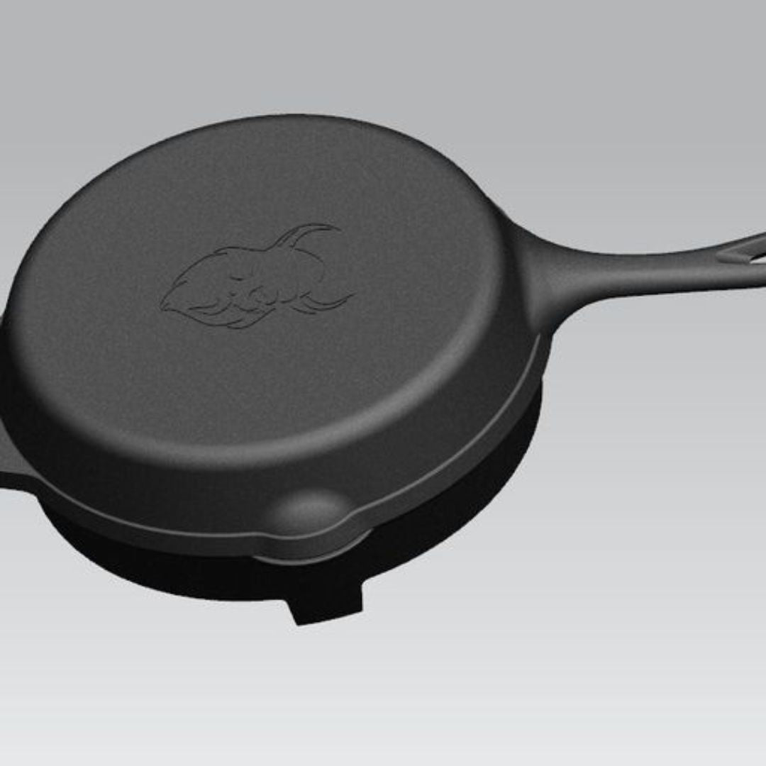 Skillet Gietijzer Deksel ø 30 cm met Grillpatroon